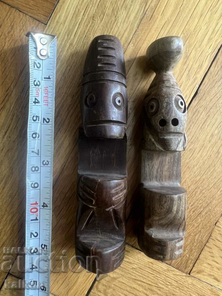 Wooden African figurines - 5 Wooden African figurines - 5