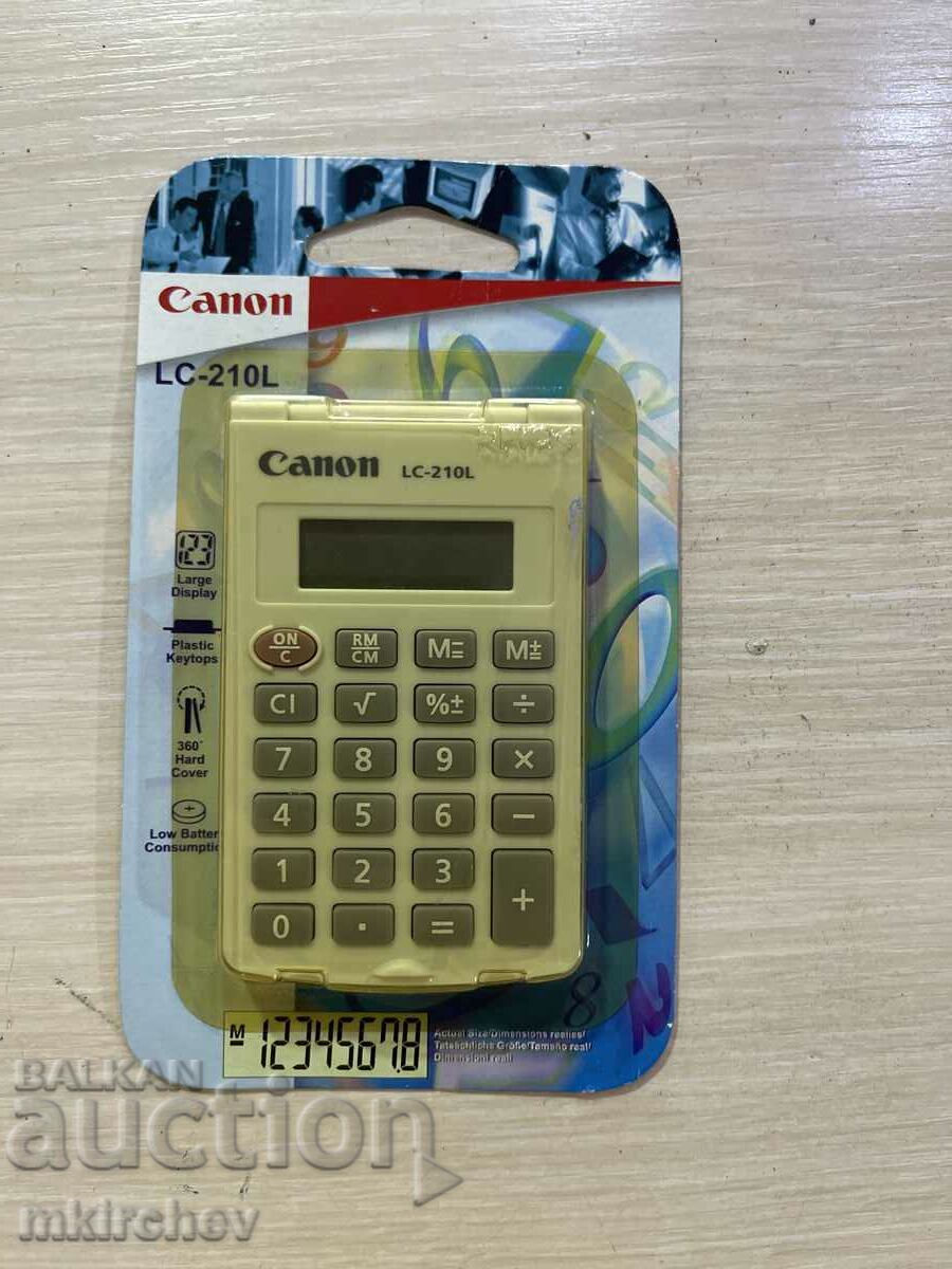 BZC! New Canon calculator.