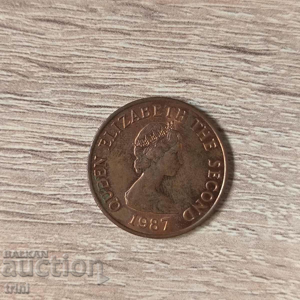 Jersey 2p 1987 with price 2.00 BGN | € 1.02