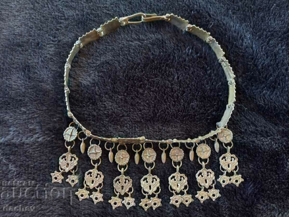 Colier de câine, bijuterii pentru gât renascentist din argint - 5