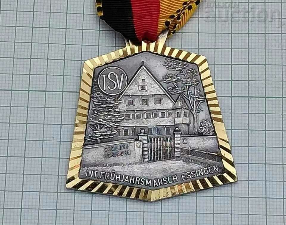 GERMANY ESSINGEN INTERNATIONALER POPULAR RUN 1971 MEDAL with price 7.00 BGN | € 3.58