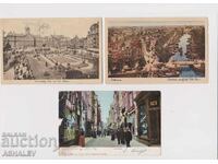 Nederland 3 Old Post card traveled 1932-1934