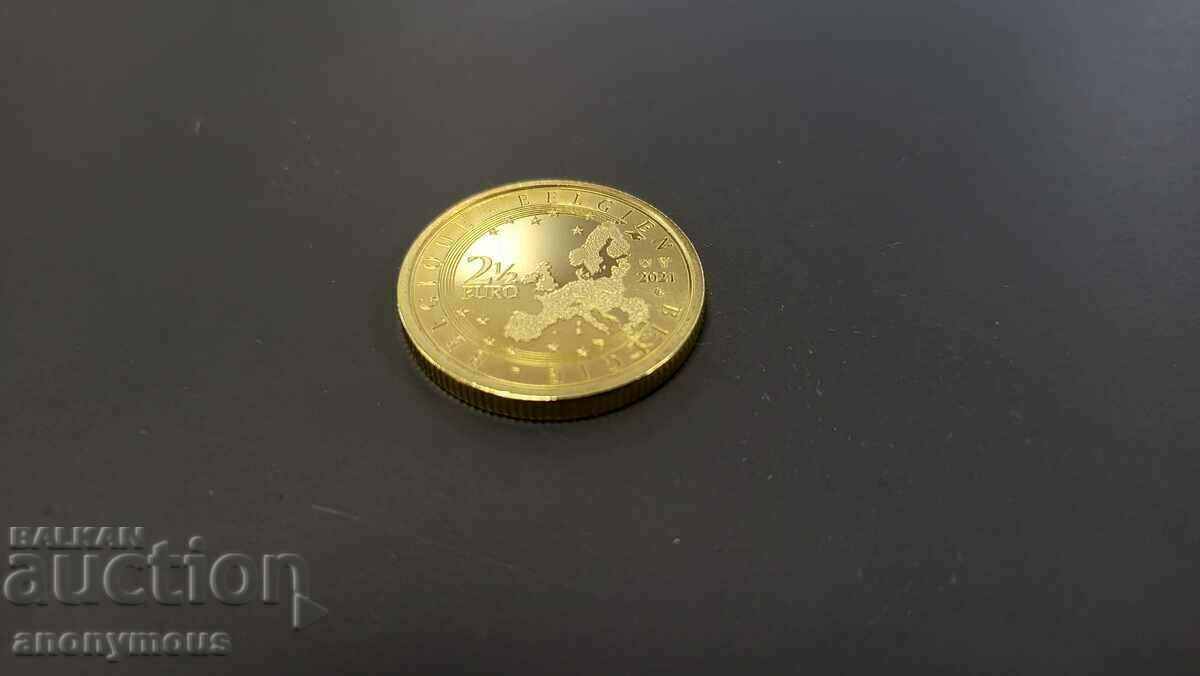 Auction 2.5 Euro coin UEFA European Football Championship 2020 Auction 2.5 Euro coin UEFA European Football Championship 2020