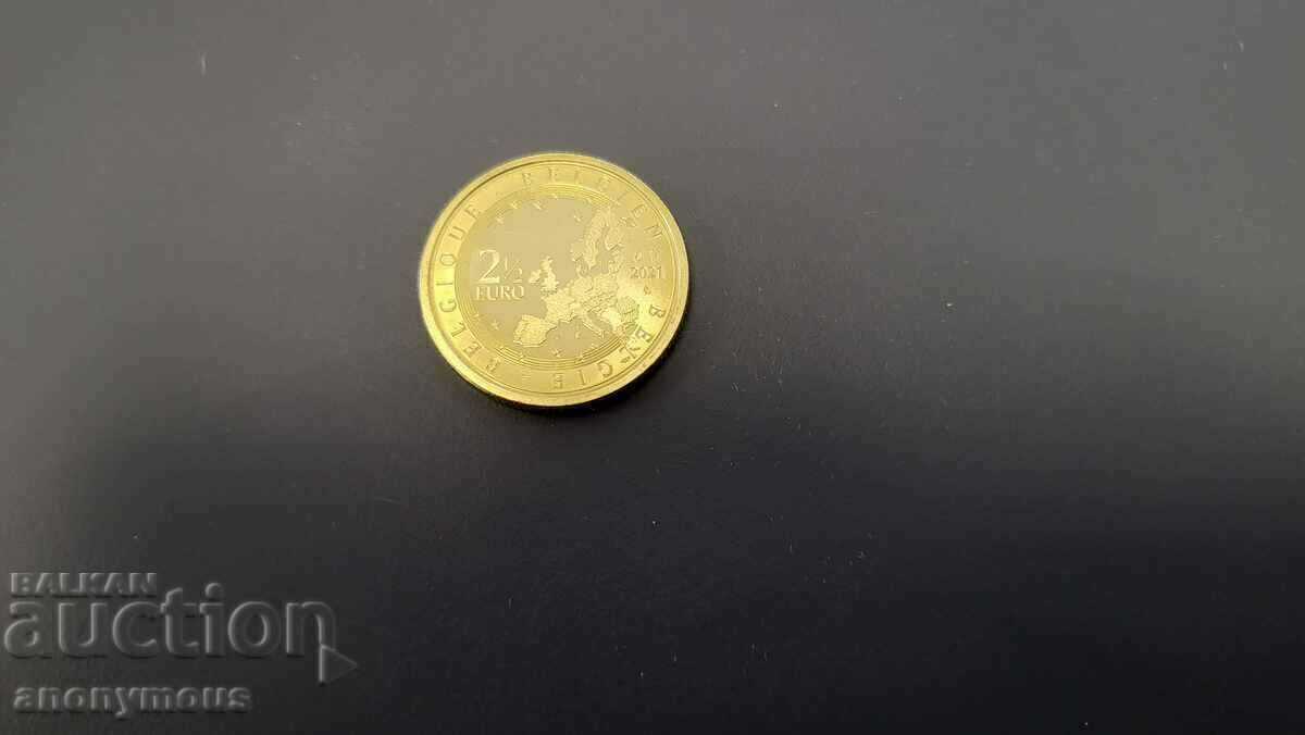 Delivery of 2.5 Euro coin UEFA European Football Championship 2020 Delivery of 2.5 Euro coin UEFA European Football Championship 2020