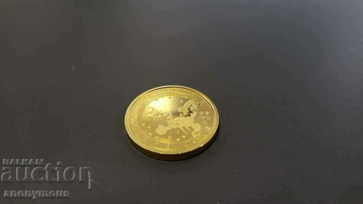 2.5 Euro Commemorative Coin Cultural Heritage Belgium 2021 with price 28.00 BGN | € 14.32 2.5 Euro Commemorative Coin Cultural Heritage Belgium 2021 with price 28.00 BGN | € 14.32