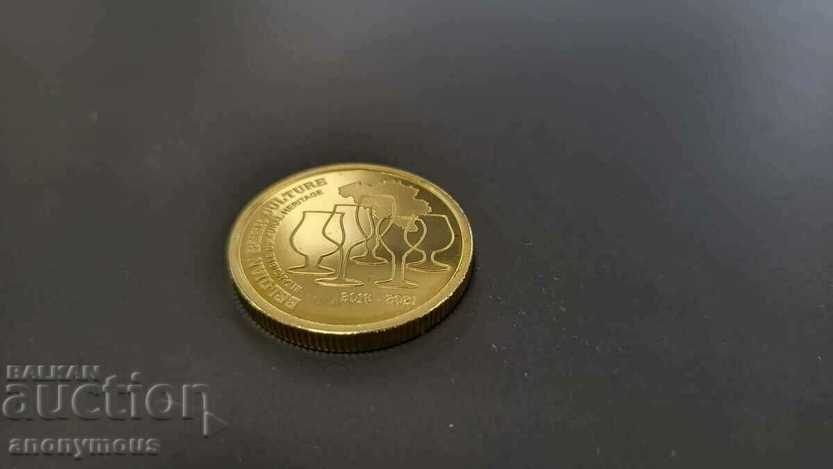 Auction 2.5 Euro Commemorative Coin Cultural Heritage Belgium 2021 Auction 2.5 Euro Commemorative Coin Cultural Heritage Belgium 2021