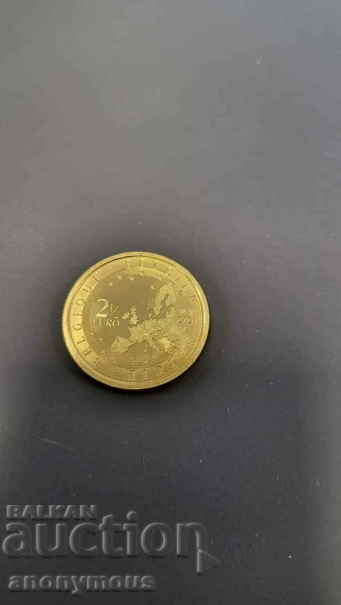 2.5 Euro Commemorative Coin Cultural Heritage Belgium 2021 2.5 Euro Commemorative Coin Cultural Heritage Belgium 2021