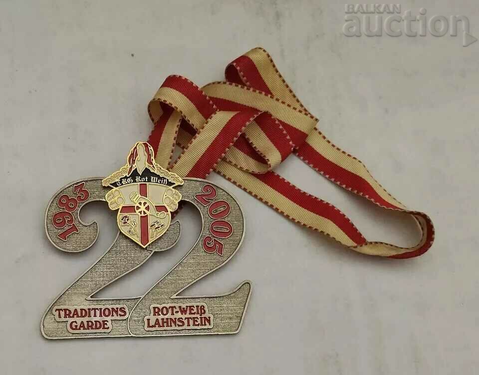 ROT-WEISS LAHNSTEIN GERMANY TRADITIONS GARDE MEDAL1983 -2005