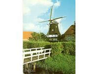 Old postcard - Windmill