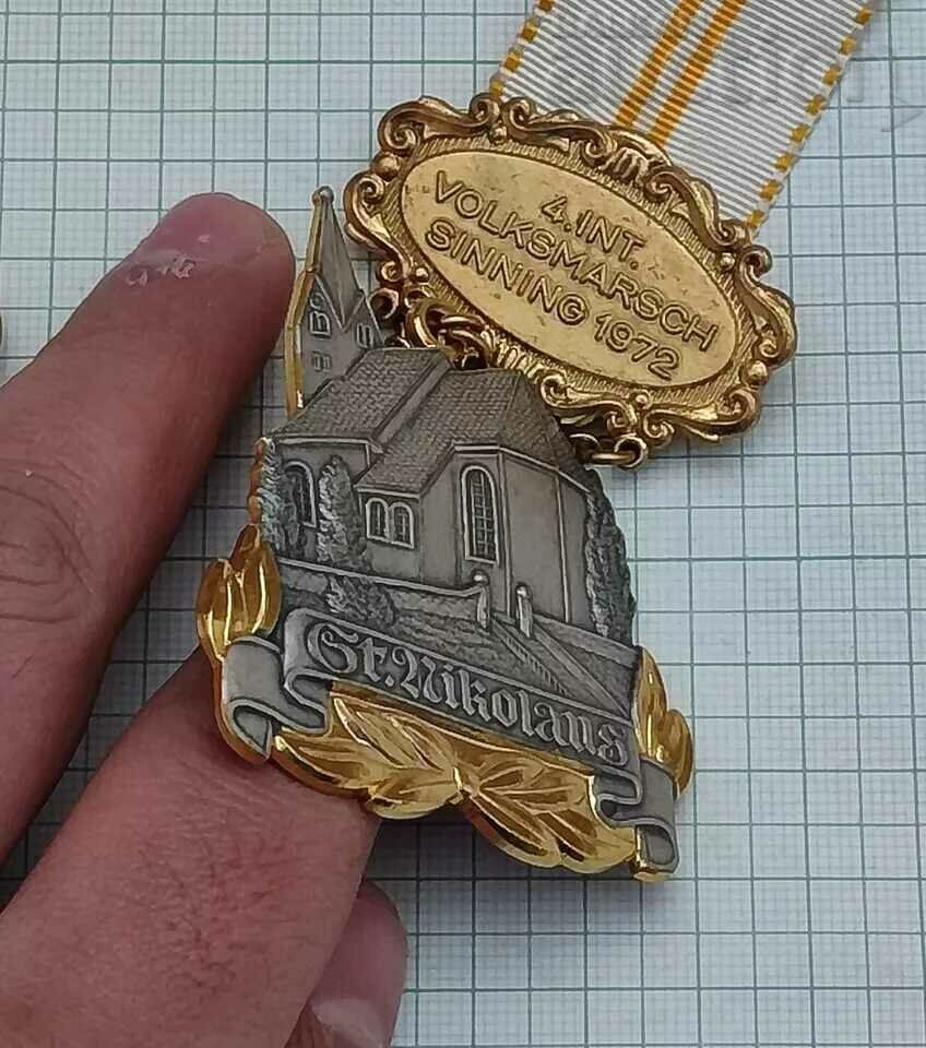 Licitație 1972 GERMANIA BISERICA SFÂNTUL NICOLAE MEDALIA DE MARȚ POPORULUI