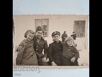 Fotografie veche castan în uniformă Al Doilea Război Mondial
