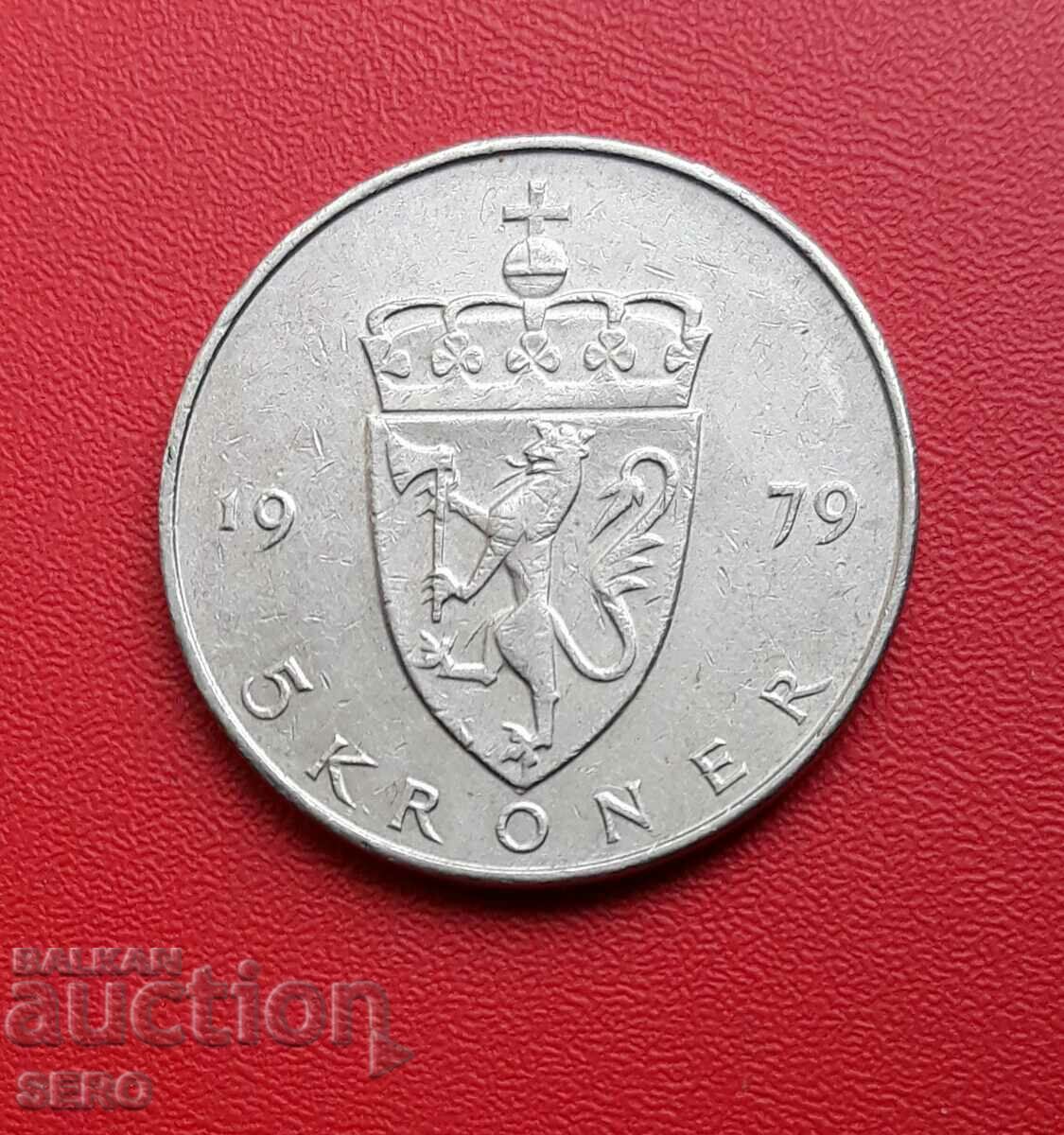 Norway-5 kroner 1979