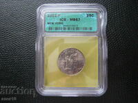 USA 25 Cent 2001 New York R
