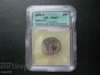 USA 25 Cent 2000 Maryland P