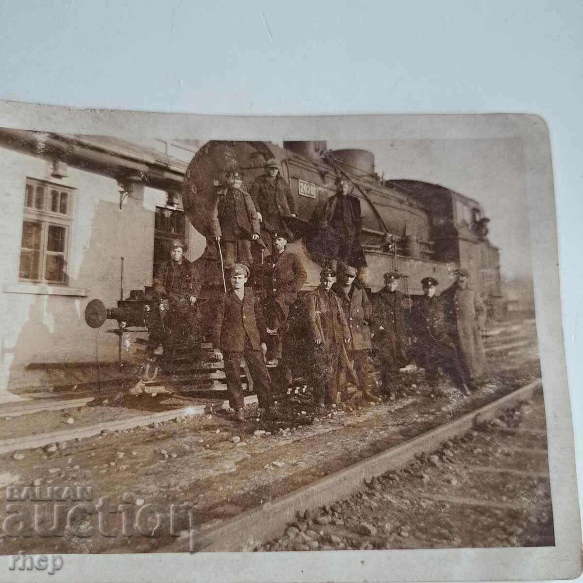 Steam Locomotive 2020 BDZ 1915-1920 Old Photo