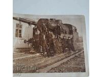 Locomotiva cu abur BDZ 1915-1920 Foto veche