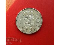 Netherlands-1 guilder 1957-silver