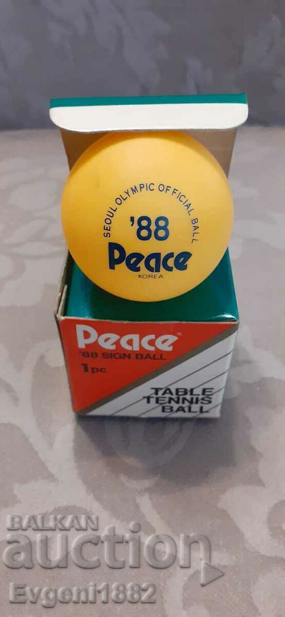 Ολυμπιακοί Αγώνες στη Σεούλ 1988 Μπάλα επιτραπέζιας αντισφαίρισης