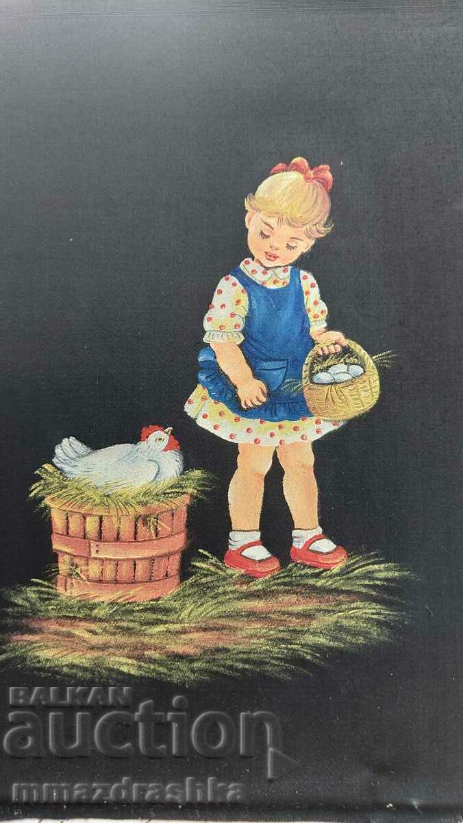 Painted children's picture from the Sotsa