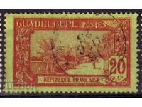 Franse/Guadeloupe-1905-Regular-Natural motifs, stamp