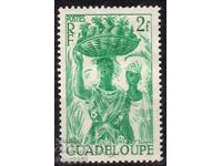 Franse/Guadeloupe-1947-Regular-Woman with coconuts ,MLH