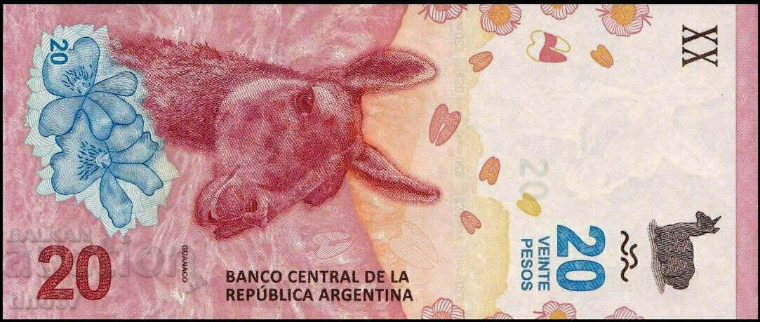tino37- ARGENTINA - 20 PESOS - 2017 - UNC with price 2.90 BGN | € 1.48 tino37- ARGENTINA - 20 PESOS - 2017 - UNC with price 2.90 BGN | € 1.48