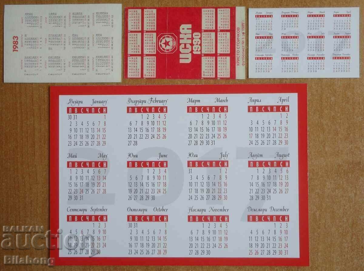 Lot of football calendars - CSKA with price € 2.00 | 3.91 BGN