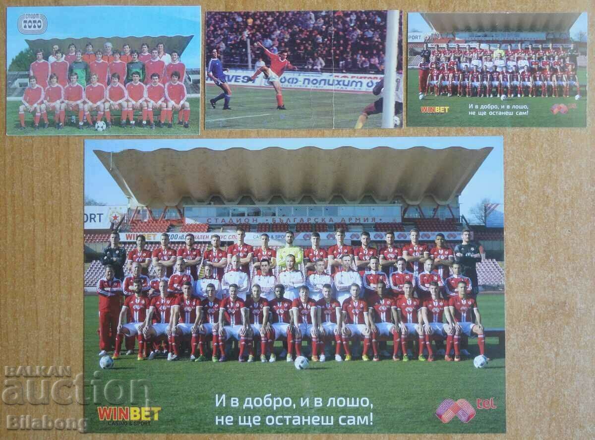 Lot of football calendars - CSKA