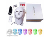 LED Face mask - photon therapy with 7 colors of light