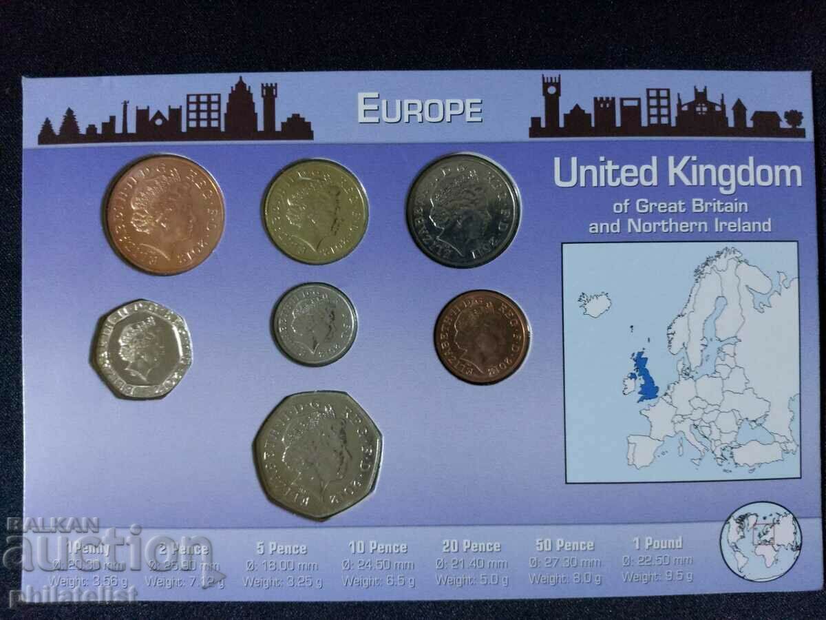 Auction  Complete set - Great Britain 2011-2012, 7 coins