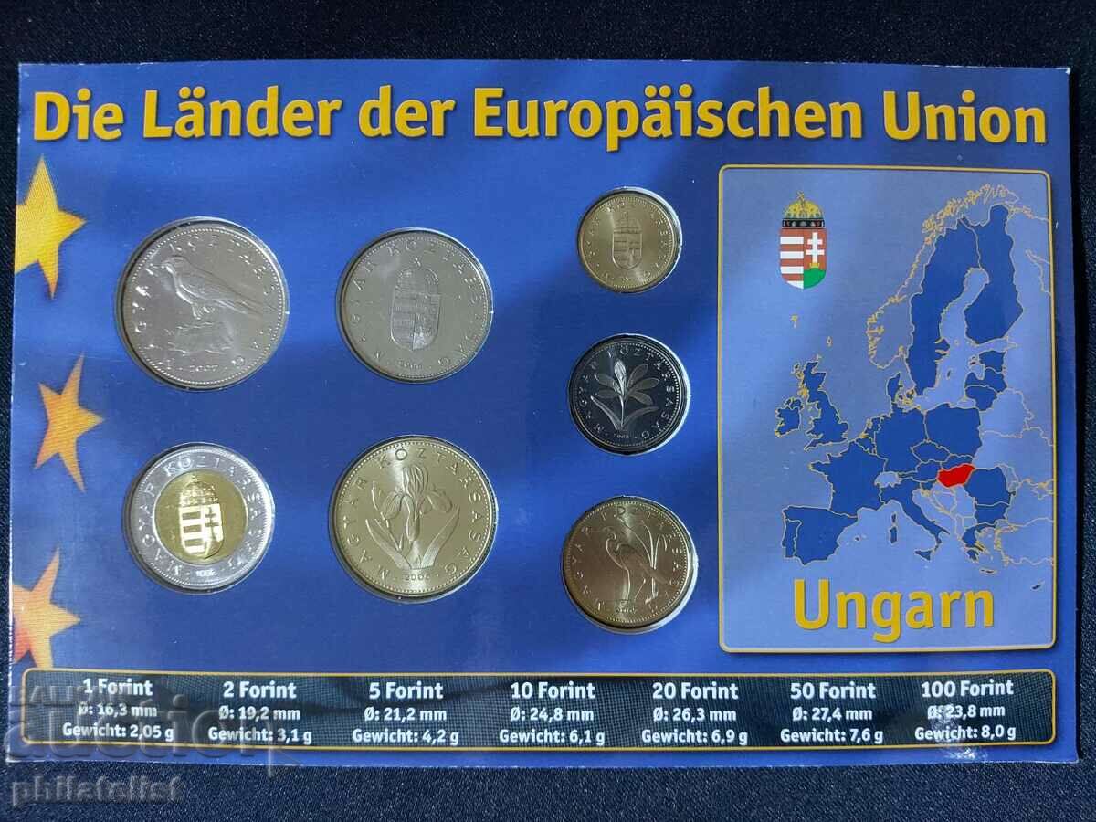 Аукцион Унгария 1998-2007 - Комплектен сет от 7 монети Аукцион Унгария 1998-2007 - Комплектен сет от 7 монети