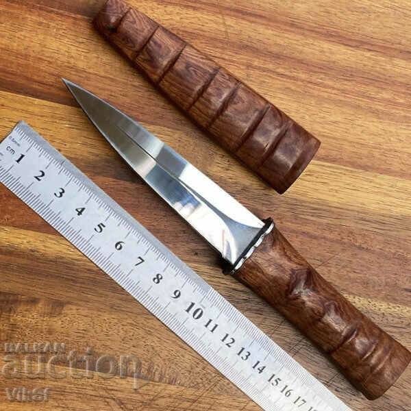 Hand dagger Japanese style 98x120, mahogany