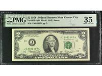 $2 US 1976 PMG 35 Choice Very Fine