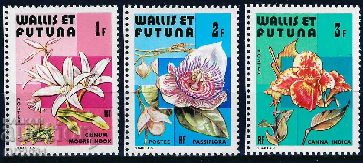 Wallis and Futuna 1982 - λουλούδια MNH