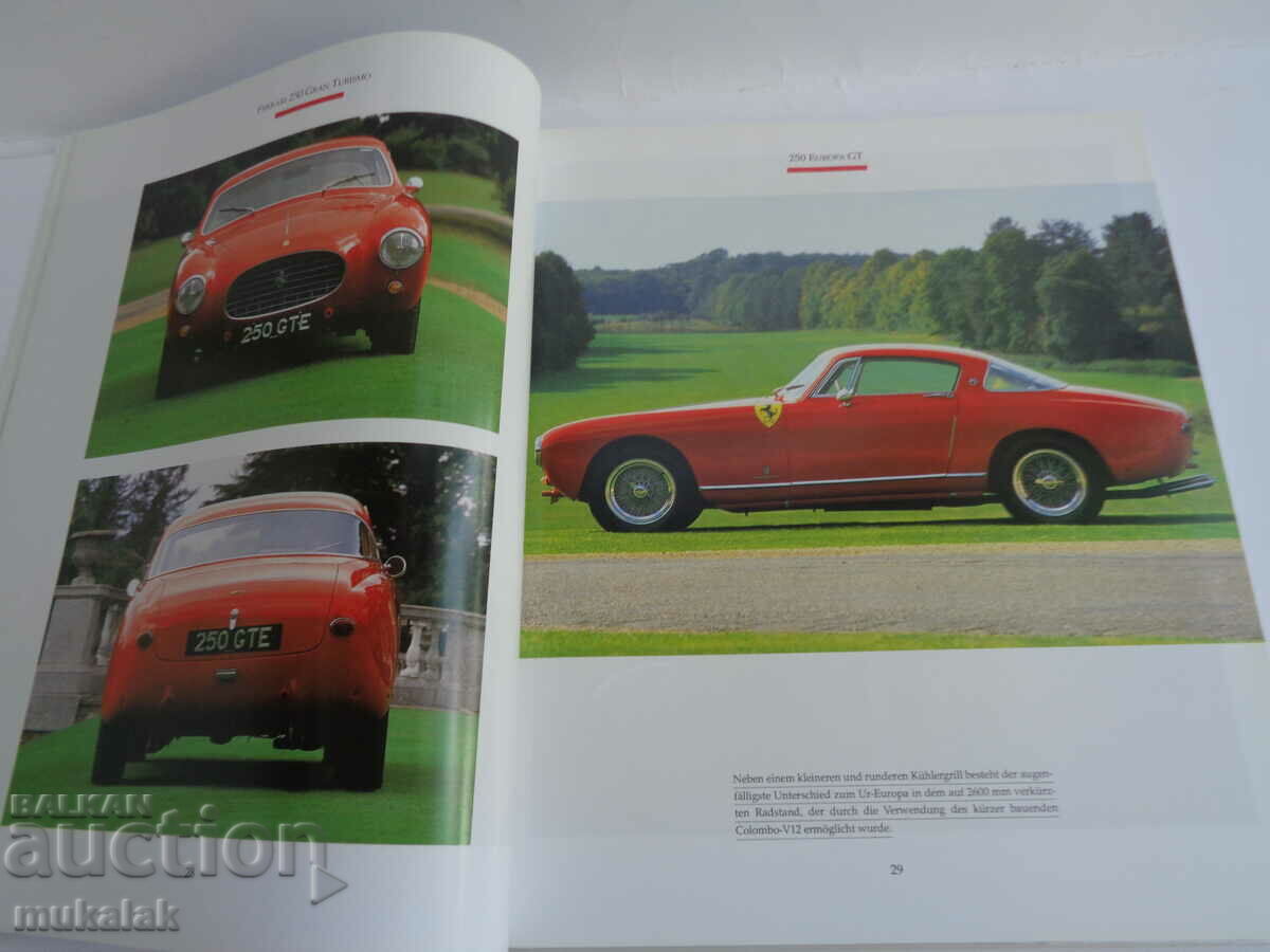 Auction  FERRARI 250 BOOK CATALOG ENCYCLOPEDIA MODEL CAR