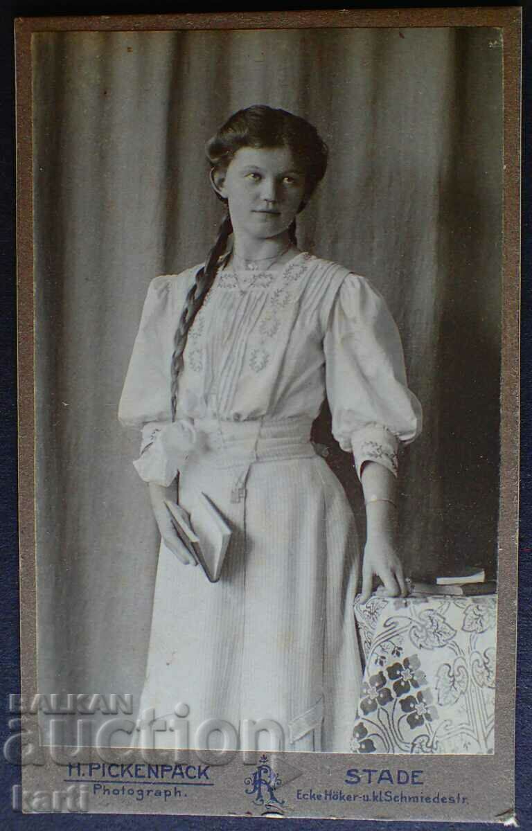 FOTOGRAFIE VECHE - CARTON - FOTOGRAF RAR - g034