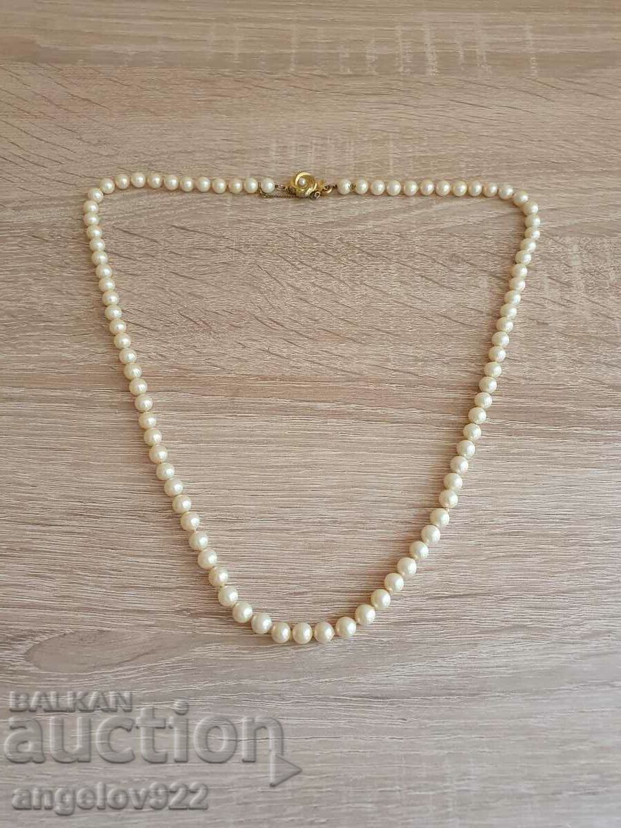 Necklace necklace made of natural pearls!