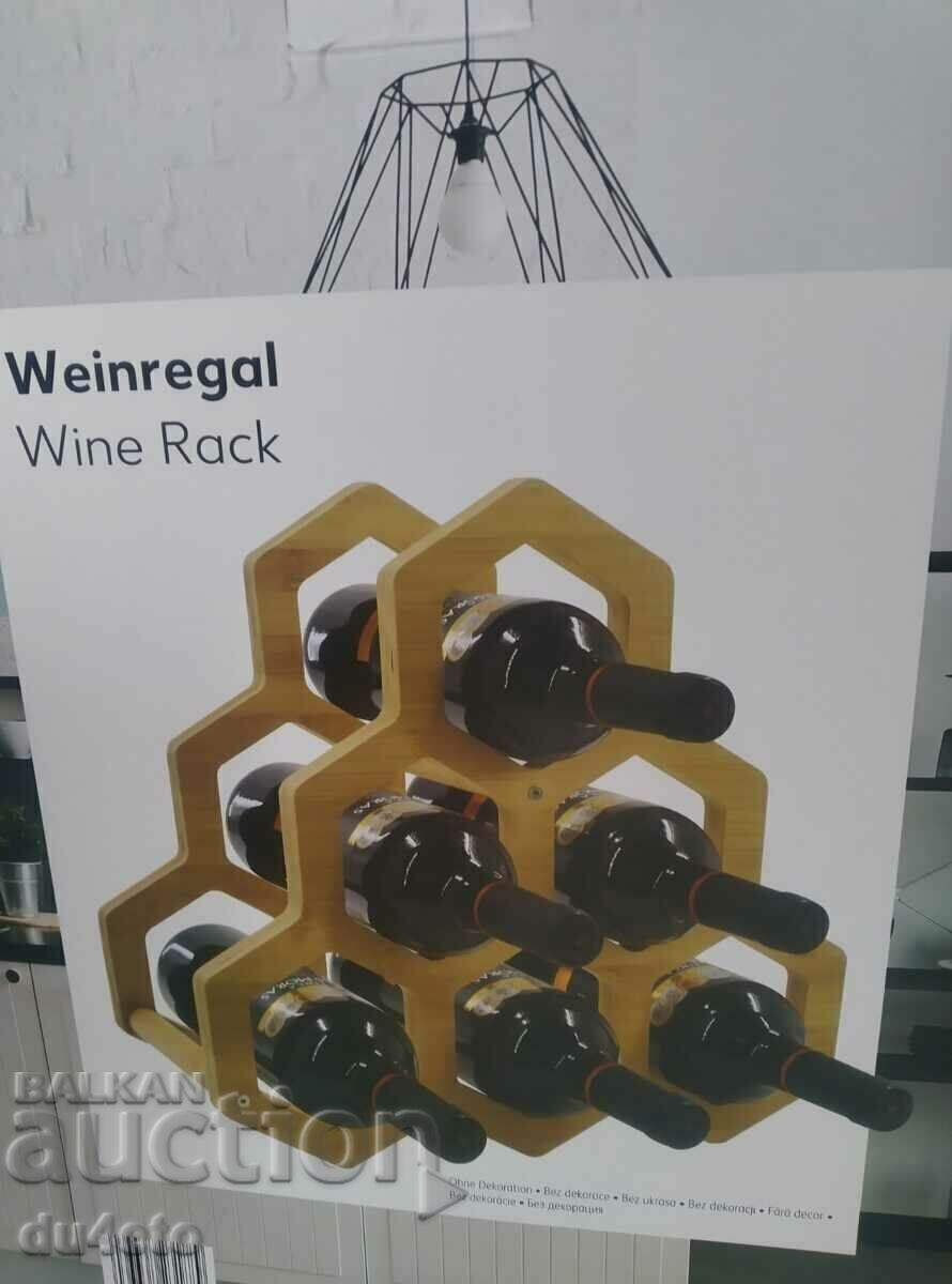 Stand, stand, raft pentru vin 6 sticle 37x17,5x36 cm. - 5 Stand, stand, raft pentru vin 6 sticle 37x17,5x36 cm. - 5