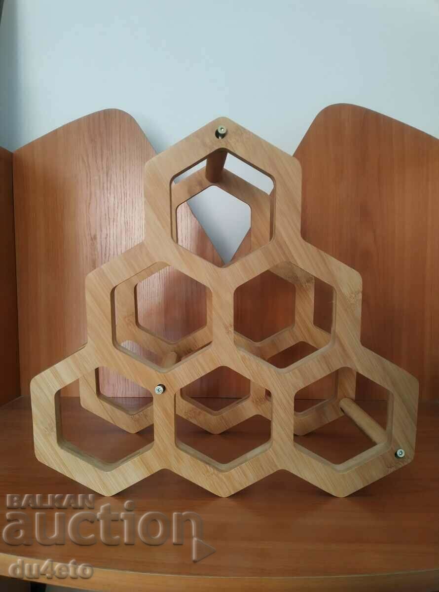 Stand, stand, raft pentru vin 6 sticle 37x17,5x36 cm. Stand, stand, raft pentru vin 6 sticle 37x17,5x36 cm.