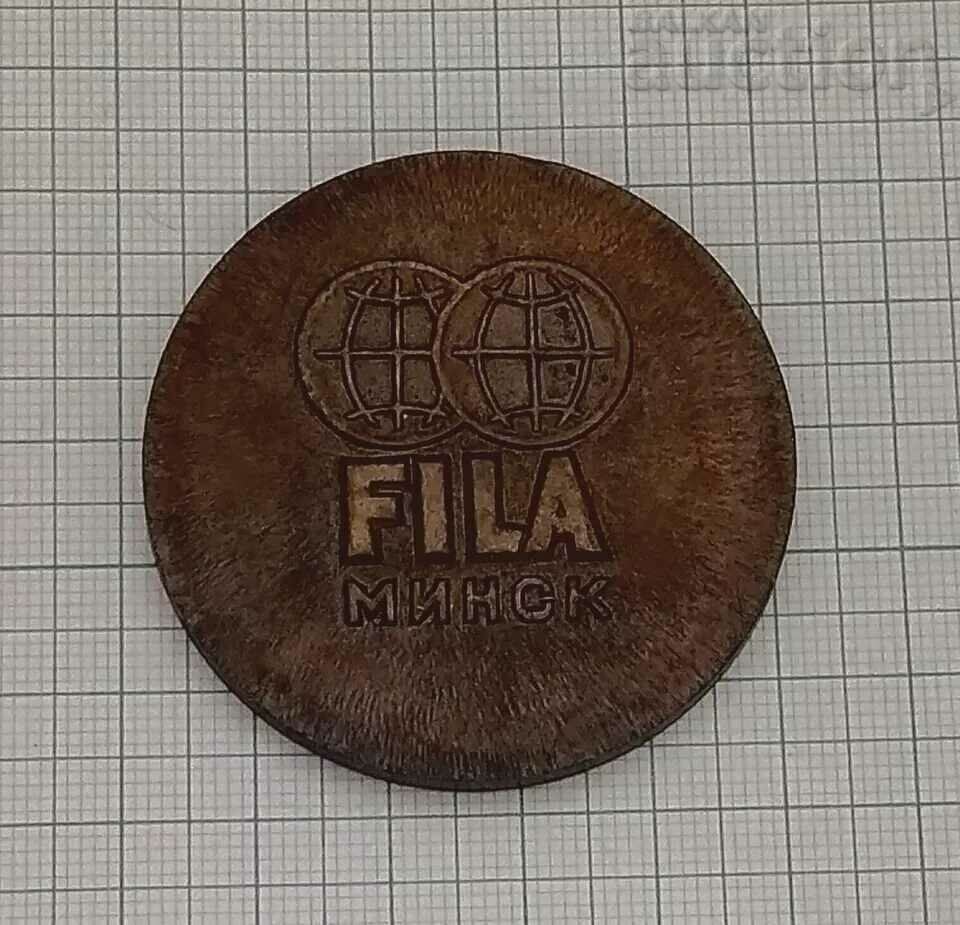 FILA WRESTLING WORLD CHAMPIONSHIP MINSK PLAQUE 1975 with price 25.00 BGN | € 12.78