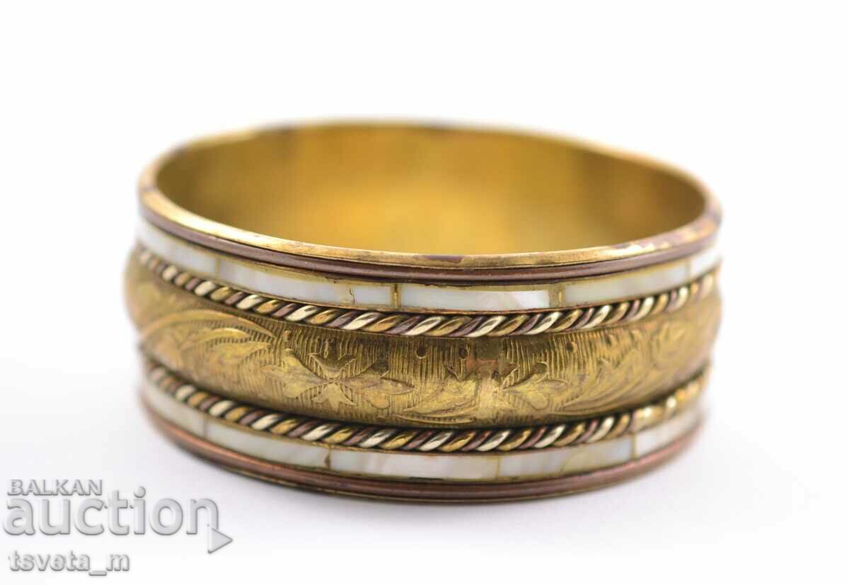 Δημοπρασία Βραχιόλι από μπρούτζο και φίλντισι