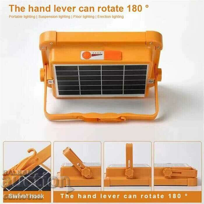 Auction 400W Rechargeable Solar Lamp, 448 LEDs and 5 Modes, 15,000 Auction 400W Rechargeable Solar Lamp, 448 LEDs and 5 Modes, 15,000