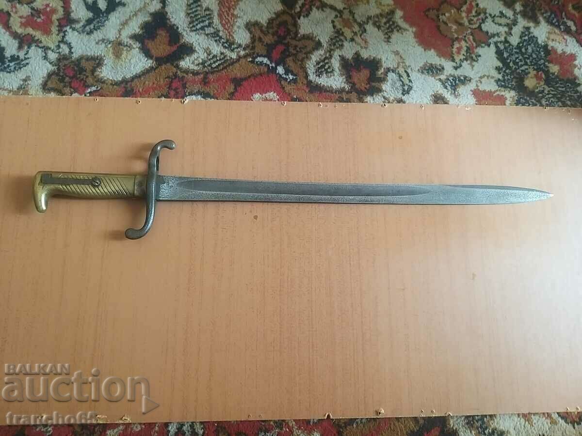 German bayonet "Mauser" M1871, infantry. with price 400.00 BGN | € 204.52 German bayonet "Mauser" M1871, infantry. with price 400.00 BGN | € 204.52