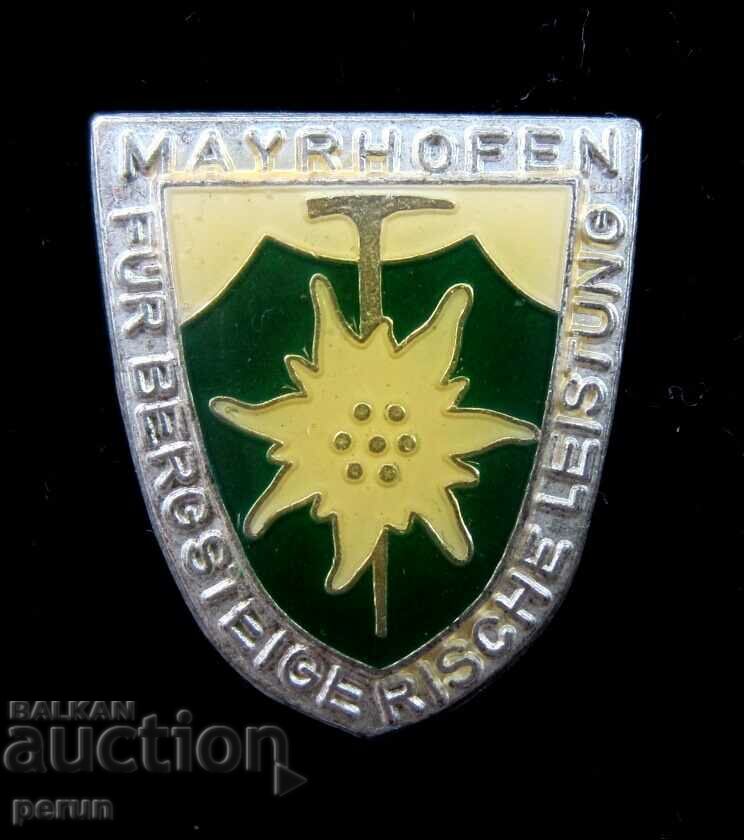 Mayrhofen-Austria-Badge of Honor-For achievements in mountaineering