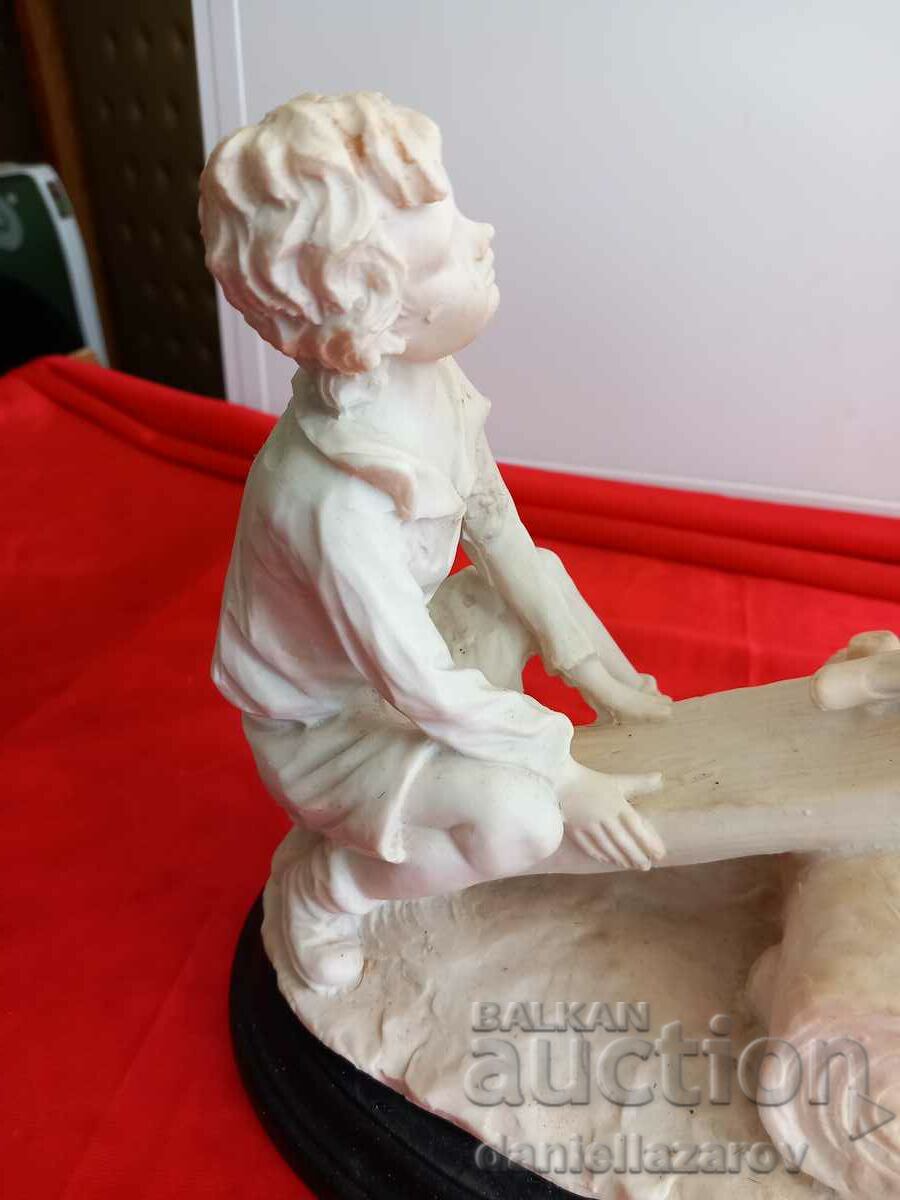 Mario Pegoraro Author Figurine Composition Children on a Cradle with price 75.00 BGN | € 38.35 Mario Pegoraro Author Figurine Composition Children on a Cradle with price 75.00 BGN | € 38.35