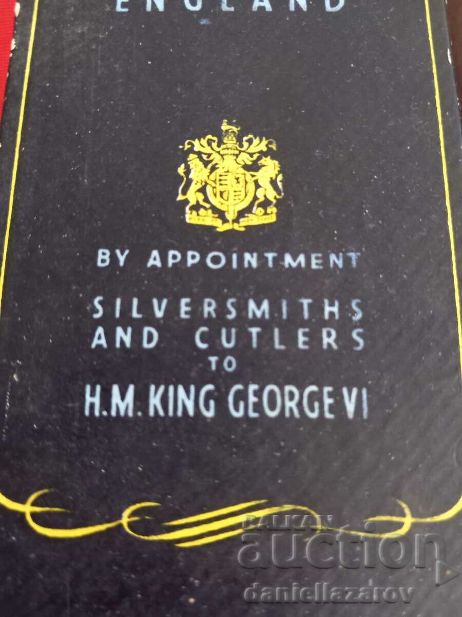 Set of Old Sheffield Knives Sheffield King George VI - 6 Set of Old Sheffield Knives Sheffield King George VI - 6