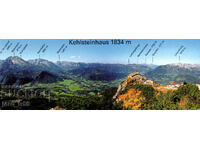 Пощенска картичка от Баварските Алпи, "Орлово гнездо"