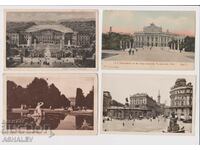 Австрия  Виена   4 Old Post card 1928  чисти