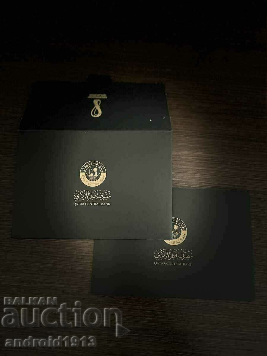 QATAR 2022 - 22 RIALS, UNC, ANNIVERSARY WORLD CUP 2022, FOLDER - 7 QATAR 2022 - 22 RIALS, UNC, ANNIVERSARY WORLD CUP 2022, FOLDER - 7