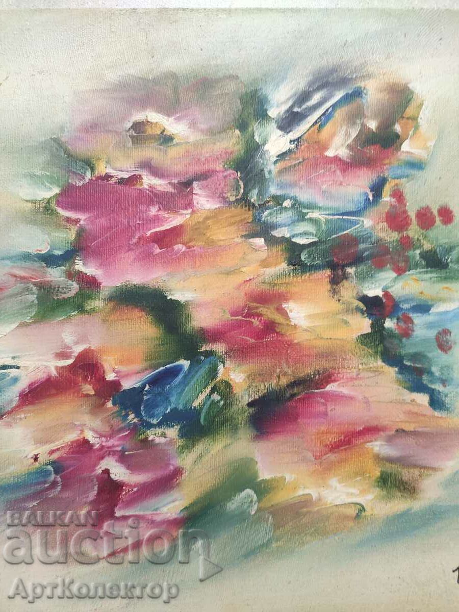 Old oil painting with price 34.00 BGN | € 17.38 Old oil painting with price 34.00 BGN | € 17.38